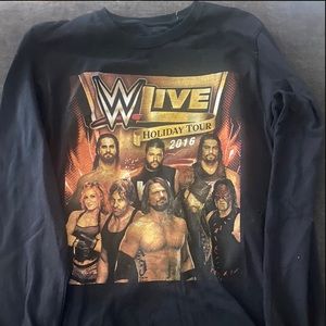 Vintage WWE Live Holiday Tour 2016 long sleeve t-shirt